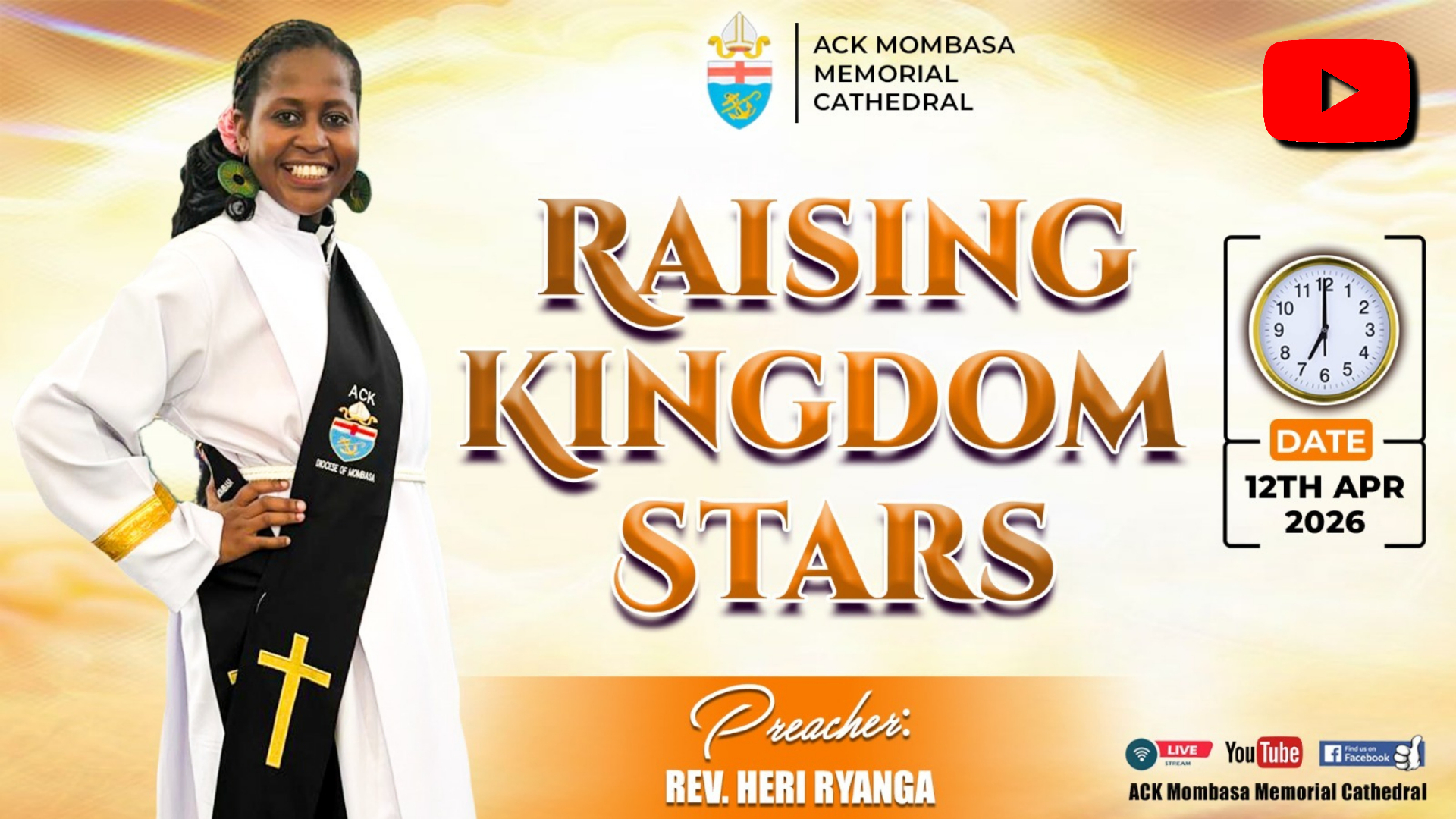 SERVICE SERMON: RAISING KINGDOM STARS